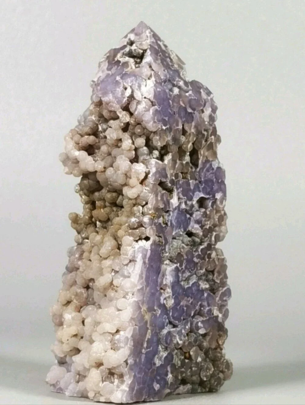 AAA Grade Botryoidal Grape Agate Chalcedony Tower Well Defined Purple Specimen